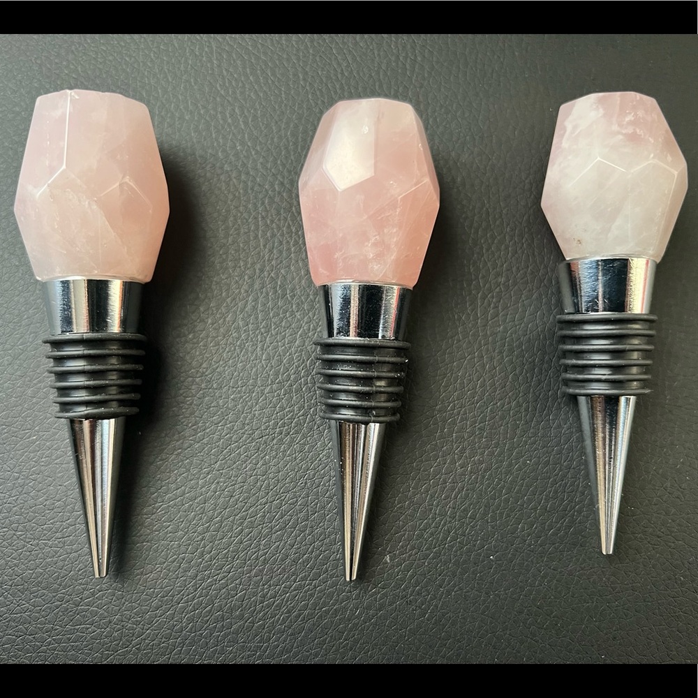 Rose quartz pendulum stone crystal